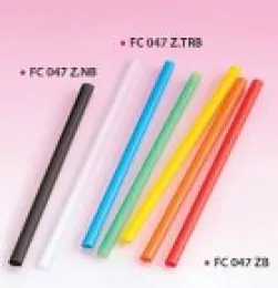 Pailles shaker multi-couleurs 21cm-7mm (11D01)